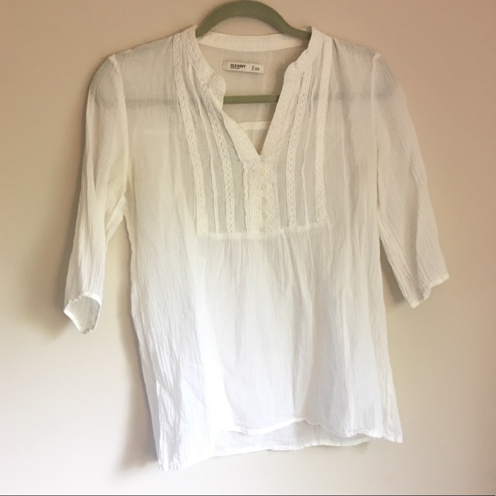 Old Navy Cream Top